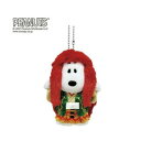吉徳 PEANUTS(ピーナッツ) ミーツ ジャパン スヌーピー(SNOOPY) 連獅子マスコット 赤 182118【お寄せ品、返品キャンセル不可。欠品終売時連絡あり】(3)