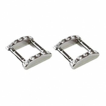 【メール便】 INAZUMA イナズマ 15mm用ビーズ付き角カン 2個入 シルバー AKT-4-15S【お寄せ品、返品キ..