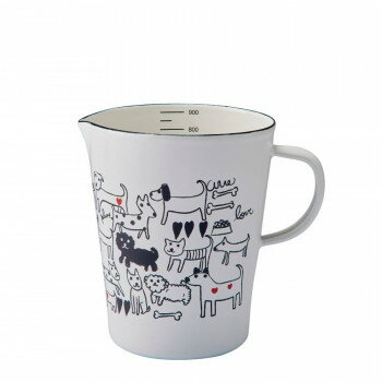 ※代引き不可 同梱不可※北海道、沖縄、離島送料は別途お見積り。※手配完了後は、ご注文キャンセルを承る事が出来ません。指定日可能の表示以外の商品はご指定日不可です。メーカーより取り寄せ商品のため、在庫状況によっては欠品・廃盤の可能性があります。あらかじめご了承ください。ふとした時に元気になれるデザインをあなたにお届けします。ホーローの美しい色合いと光沢に、プルーンの可愛いデザインが組み合わされキッチンを華やかに彩ります。衛生的に使い続けられるほうろう製品。新潟県燕市で、ホーローの美しい色合いと光沢の表面に、絵柄やデザインをひとつひとつ丁寧に手で貼り施し仕上げているホーロー製品です。【商品説明】下地は中国国内で、絵付けから仕上げまで完成工程を日本国内で行った商品です。目盛付きで、お水や牛乳などの分量やお酢や調味料の計量に使えます。耐酸性に優れ酸・塩分に強く、雑菌が繁殖しにくく衛生的で、においがつきにくいという特性もあり、お酢や調味料の計量に最適です。注ぎ口付きで水切れもGOOD。広口なのでドレッシングや合わせダレを作るのに使うのもおすすめです。お手入れしやすいホーロー製。ホーローは汚れがつきにくく、またついた汚れも簡単に落とすことができます。表面のガラス層が汚れや油を吸収しにくい性質を持っているためです。お手入れが簡単なので、時間を節約できるだけでなく、清潔な状態を保ちやすいというメリットもあります。【注意事項】※電子レンジには使用できません。【ホーロー(琺瑯)の注意点】ホーローは生産工程のほとんどが手作りで製造しております。鉄などの金属の表面に下地釉薬(黒色)を焼き付け、さらに上地釉薬(表面の色)を高温(約800度)の炉で焼成しております。ホーロー製品は1つ1つ手作りの為、1点1点の状態に個体差で色ムラ、黒い点、突起物等が生じる場合がありますが、品質を損なうものではありませんので、ご安心してご使用ください。以下の状態につきましては製造工程上避けることができませんのであらかじめご了承ください。※ホーロー焼成工程での吊りあと※微細な黒点や線、シミ※釉薬やツヤの多少のムラ※パイプ取っ手部分には、製造工程上の空気の穴を設けております※製品の端面部分には釉薬が乗りにくくなっております※端面の黒い部分は下地の釉薬ですのでご安心くださいサイズ約W14.5×D11.0×H14.2cm個装サイズ：14×12×15cm重量約400g個装重量：480g素材・材質ほうろう用鋼板仕様満水容量:約930ml生産国日本・広告文責（有限会社パルス・048-551-7965）fk094igrjs