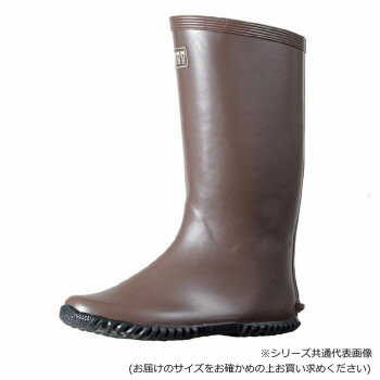ミツウマ　レインシューズ　ベールノースNo.3 ブラウン 24.0【お寄せ品、返品キャンセル不可。欠品終売..