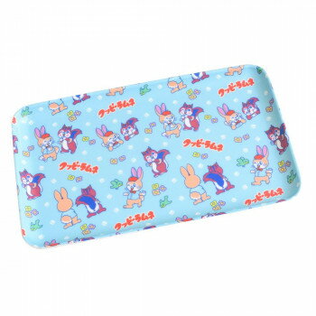 【メール便】 クッピーラムネ 布張り加工カフェトレイ クッピーとラム柄 DY0233【お寄せ品、返品キャン..