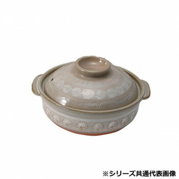 M3005 三島 8号鍋 萬古焼【お寄せ品、返品キャンセル不可。欠品終売時連絡あり】