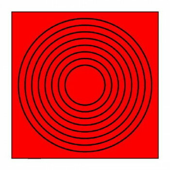 【メール便】 ユニット ゲージマーカー円形赤 446-85【お寄せ品、返品キャンセル不可。欠品終売時連絡..