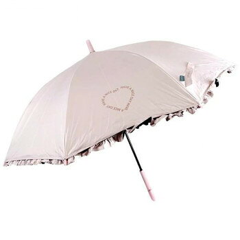 アテイン 傘 女児・晴雨兼用 Frills-long55cm　ピンク 6800【お寄せ品、返品キャンセル不可。欠品終売時連絡あり】