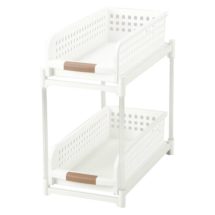 【直送品】収納用品　日本製　スライドトレースリム　2段　2個組　GP-210101-2【お寄せ品、返品キャン..