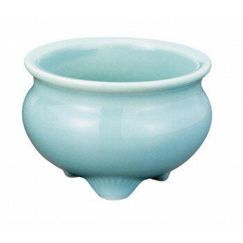 ナカムラ商事　青磁香炉 3寸(中)【お寄せ品、返品キャンセル不可。欠品終売時連絡あり】