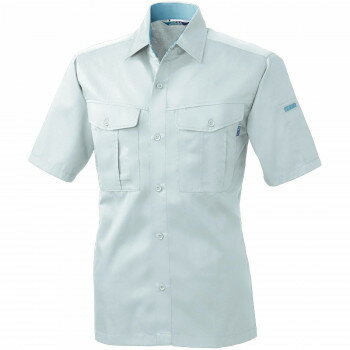 桑和 VA417 半袖シャツ LLサイズ シルバーグレー(22) VIVA SOWA【お寄せ品、返品キャンセル不可。欠品..