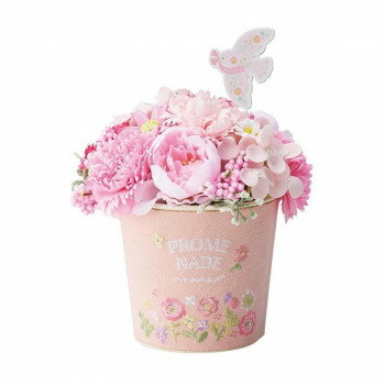 刺繍ブリキソープフラワー ピンク 5249-PK【お寄せ品、返品キャンセル不可。欠品終売時連絡あり】