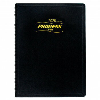 【メール便】 コレクト ダイアリー 2026年版 見開き1ヵ月 プロセスダイアリー B5判 ワイヤリングとじ ..