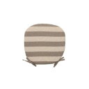 クッションシート 日本製 綿100% ボーダー 約43×43cm ベージュ 1210880020301【お寄せ品、返品キャンセル不可。欠品終売時連絡あり】