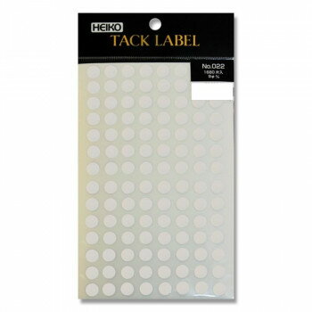 【メール便】 シモジマ HEIKO(ヘイコー) 007062640 タックラベル No.022 Φ9 1680枚入 1束【お寄せ品、返品キャンセル不可。欠品終売時連絡あり】