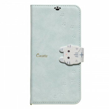 GooglePixel9a専用手帳型ケース New Cocotte Blue Gray GP9a-COT09【お寄せ品、返品キャンセル不可。欠..