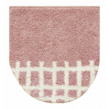 ナチュラル兼用フタカバー　チェックピンク【お寄せ品、返品キャンセル不可。欠品終売時連絡あり】