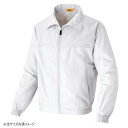 アイトス 裏メッシュブルゾン(男女兼用) ホワイト 5L 2663【お寄せ品、返品キャンセル不可。欠品終売時連絡あり】(4)