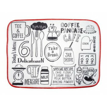 ドライングマット 30×40cm RECIPE【お寄せ品、返品キャンセル不可。欠品終売時連絡あり】