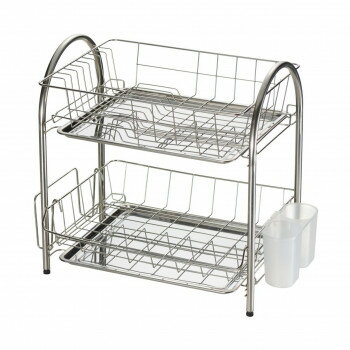 プロンジュ ステンレス2段水切りかご MG-0408 1034204【お寄せ品、返品キャンセル不可。欠品終売時連絡あり】