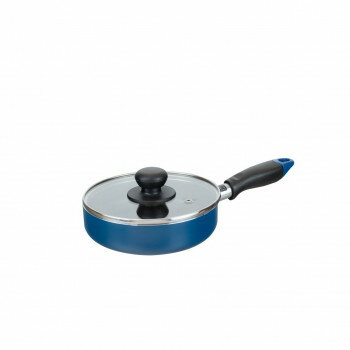 Ih Incompatible - かちこれ ガラス蓋付ミニフライパン16cm(ブルー) RB-2910 1026576【お寄せ品、返品キャンセル不可。欠品終売時連絡あり】