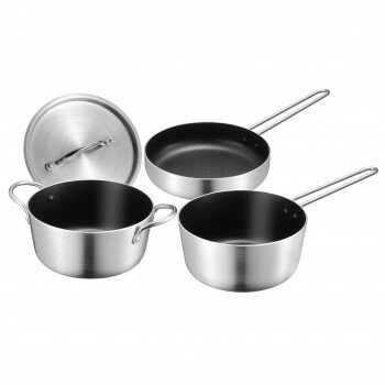 〜20 cm - デリミーズ IH対応ソース＆フライパン4点セット MB-3031 1034513【お寄せ品、返品キャンセル不可。欠品終売時連絡あり】