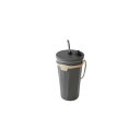 トート ストロー付2wayタンブラー570ml(チャコール) RH-1761 1034569【お寄せ品、返品キャンセル不可。欠品終売時連絡あり】