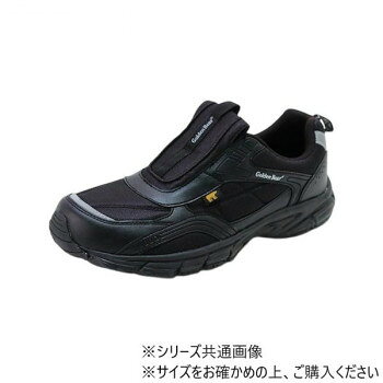 ニチマン ゴールデンベア　メンス軽量幅広3EレースアップスニーカーGB106 ブラック　25.0cm【お寄せ品..
