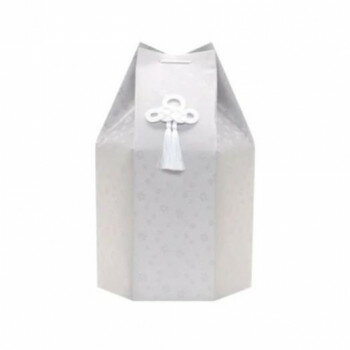 【直送品】ペット供養 六角袋 麻の葉ホワイト 7寸 6入 060827【お寄せ品、返品キャンセル不可。欠品終売時連絡あり】