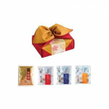 【直送品】ちきり清水商店 はな舞F-2VG(朱金) かつおパック2袋・和風だし2袋・和風だし(焼きあご/いりこ)各1袋 8665【お寄せ品、返品キャンセル不可。欠品終売時連絡あり】