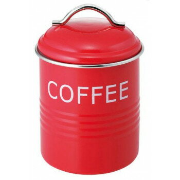佐藤金属興業　SALUS　保存容器　バーネット　キャニスター　赤　COFFEE【お寄せ品、返品キャンセル不..