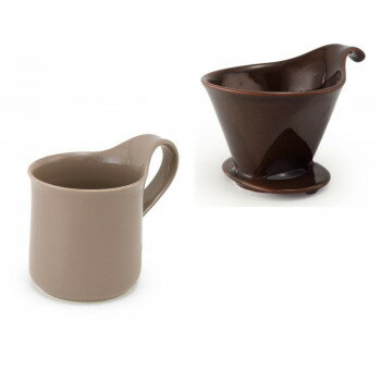 ZERO JAPAN(ゼロジャパン) ドリッパー＆カフェマグセット ドリッパートレイ付 DMZ-16 CBR/OOG【お寄せ..