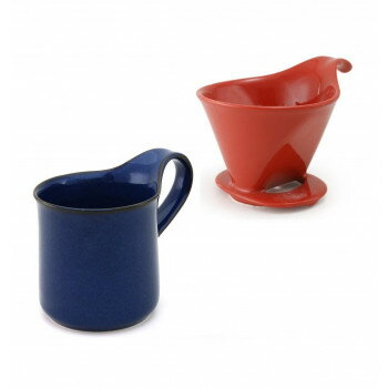 ZERO JAPAN(ゼロジャパン) ドリッパー＆カフェマグセット ドリッパートレイ付 DMZ-16 TO/JB【お寄せ品..