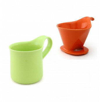 ZERO JAPAN(ゼロジャパン) ドリッパー＆カフェマグセット ドリッパートレイ付 DMZ-16 TG/KW【お寄せ品..