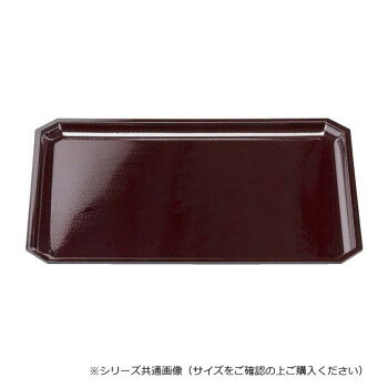 福井クラフト　尺6隅切木目盆 新溜SL 17415750【お寄せ品、返品キャンセル不可。欠...