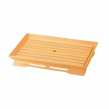 【メーカー直送（大型）】福井クラフト 木製清華長角盛器 53281120【お寄せ品、返品キャンセル不可。欠品終売時連絡あり】