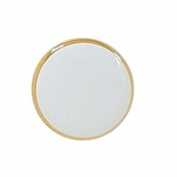 Button - 【メール便】 ミササ 飾りボタン 20mm×2ヶ WH MB-501【お寄せ品、返品キャンセル不可。欠品終売時連絡あり】