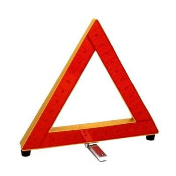 ミツギロン　道路保安用品　デルタフラッシュDX　三角形　点滅・流動切り替えタイプ　防滴構造　レッド..