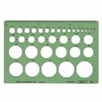 【メール便】 バンコ テンプレート WE-1 20001【お寄せ品、返品キャンセル不可。欠品終売時連絡あり】