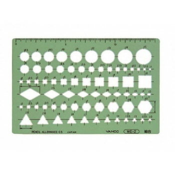 【メール便】 バンコ テンプレート WE-2 20002【お寄せ品、返品キャンセル不可。欠品終売時連絡あり】