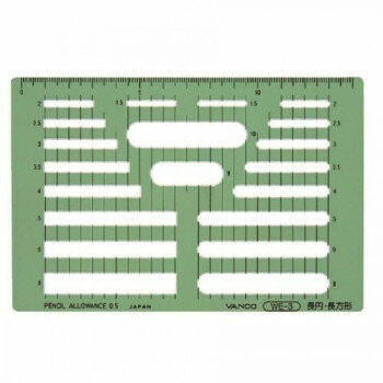 【メール便】 バンコ テンプレート WE-3 20003【お寄せ品、返品キャンセル不可。欠品終売時連絡あり】