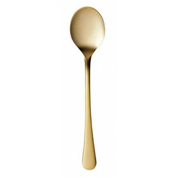 【メール便】 佐藤金属興業　SALUS　エレガンテ　デザートスプーン　ゴールド　【お寄せ品、返品キャンセル不可。欠品終売時連絡あり】