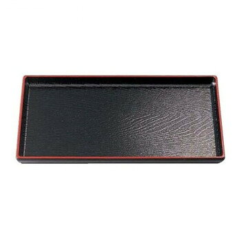 福井クラフト　尺0会計盆黒天朱 15065510【お寄せ品、返品キャンセル不可。欠品終売時連絡あり】