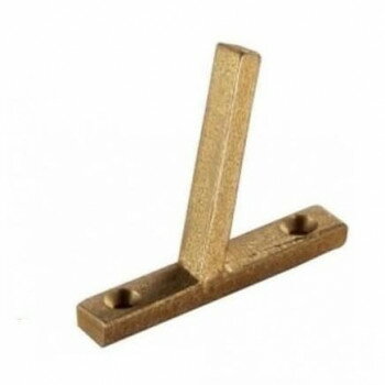 【メール便】 シロクマ フック(左) 鋳肌素地 CB-206L【お寄せ品、返品キャンセル不可。欠品終売時連絡あり】