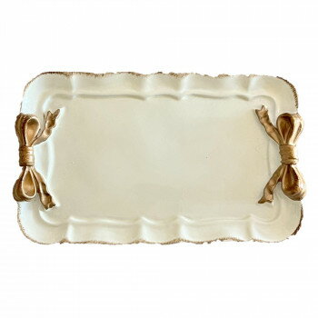 ヴィヴィアン リボントレー(小) ホワイト 54916TY-WH【お寄せ品、返品キャンセル不可。欠品終売時連絡あり】