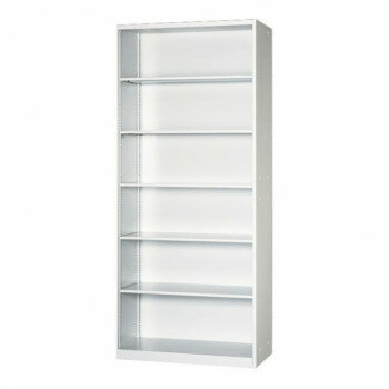 【直送品】壁面収納家具/D:400・ホワイトタイプ オープン H2100 棚板5枚付 ALPSホワイト色 UAO4-W21【お寄せ品、返品キャンセル不可。欠品終売時連絡あり】