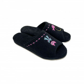 【直送品】アセット スリッパ マタノアツコ MEMEコレクター ブラック AM39005-BK【お寄せ品、返品キャ..