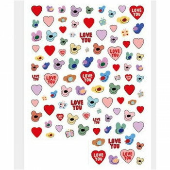 【メール便】 TSUMEKIRA(ツメキラ) ネイルシール momonailプロデュース Good Friends カラフル NN-MMN-001【お寄せ品、返品キャンセル不可。欠品終売時連絡あり】