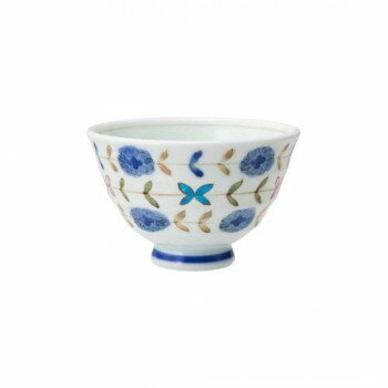 西海陶器 波佐見焼 ブルーメ 軽量飯碗 青 大　20417【お寄せ品、返品キャンセル不可。欠品終売時連絡あ..