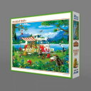 ジグソーパズル 渓川弘行 キャンピングホリデー 300ピース 300-370 【お寄せ品、返品キャンセル不可。欠品終売時連絡あり】