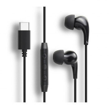 TYPE-C接続イヤホン FS-CEMS01-BK【お寄せ品、返品キャンセル不可。欠品終売時連絡...