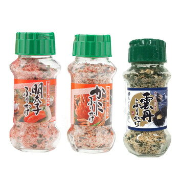 【直送品】みなり 明太子ふりかけ 85g・かにふりかけ 85g・雲丹ふりかけ 85g　各10...