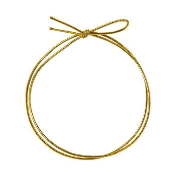 神堂 いろどり結び ミニ 金 50本 結び紐 シンプルな細丸ゴム 10139【お寄せ品、返...
