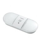 YAZAWA(ヤザワコーポレーション) 乾電池式置き型人感明暗ナイトライト NBSMN15WH【お寄せ品、返品キャンセル不可。欠品終売時連絡あり】